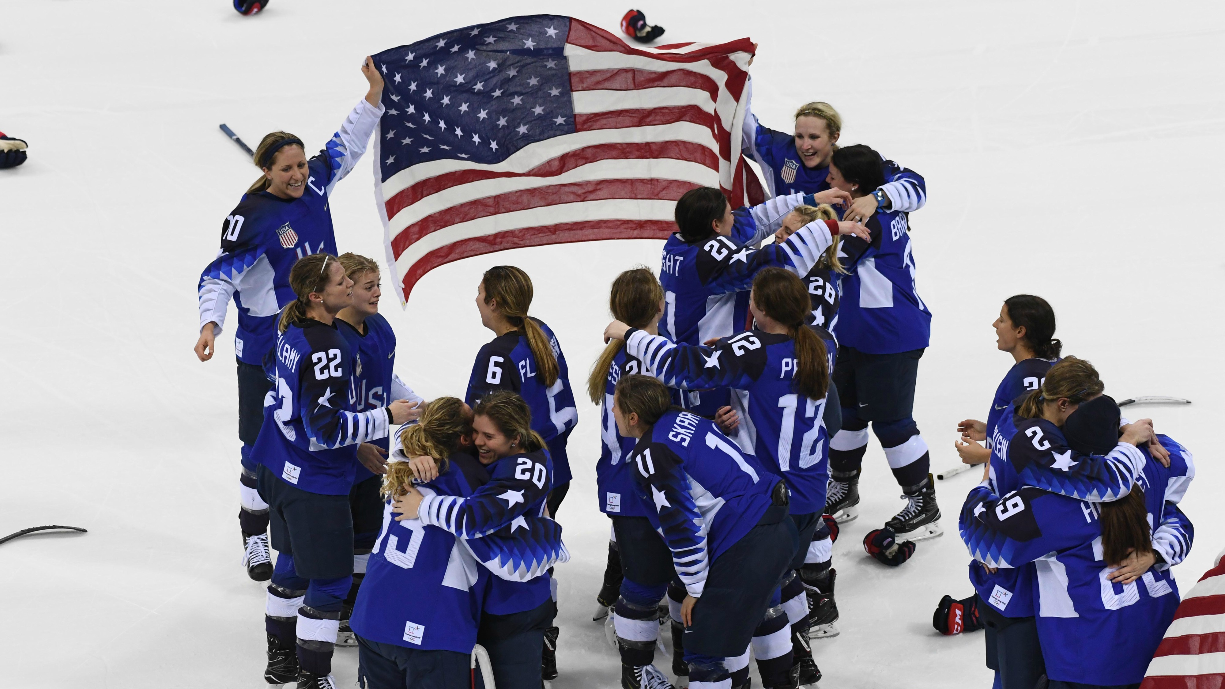 American gold medal 2025 hockey